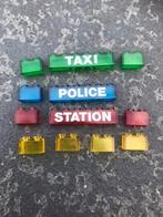 Lego Police taxi station blokjes transparant, Gebruikt, Ophalen of Verzenden, Lego, Losse stenen