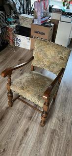 Vintage fauteuil, Huis en Inrichting, Fauteuils, Minder dan 75 cm, Gebruikt, Vintage, Hout