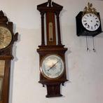Antieke Barometer/Weerstation in Houten Kast, Antiek en Kunst, Ophalen of Verzenden