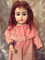 Prachtige antieke duitse pop antieke sieraden 65 cm, Ophalen of Verzenden