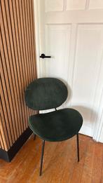 Velourse stoel smaragdgroen, Huis en Inrichting, Ophalen, Eén