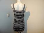 Missoni gebreide jurk deze in aztec print zwart wit mt S, Kleding | Dames, Jurken, Verzenden, Zwart, Missoni, Maat 36 (S)