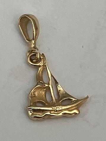 2 stuks !!!!!14 karaat zeilbootjes2,3 gr Leuke hangers beschikbaar voor biedingen