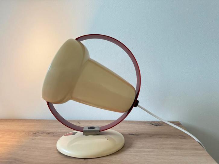 Philips lamp jaren 50 bureaulamp bedlamp, Huis en Inrichting, Lampen | Tafellampen, Gebruikt, Minder dan 50 cm, Metaal, Ophalen of Verzenden