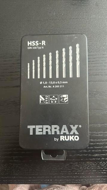 Terrax by ruko spiraalborenset beschikbaar voor biedingen