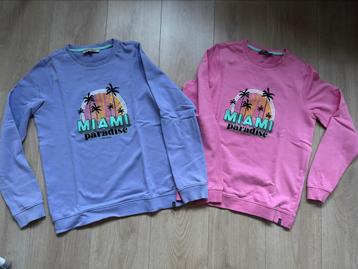2 leuke nog zgan sweaters van Cars Jeans, mt 164 beschikbaar voor biedingen