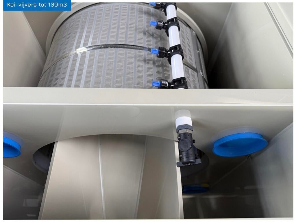 Combitrommelfilter bio100 voor 100m3 vijvers biodrum vijver, Tuin en Terras, 5384sg, Heeschkoi, Nieuw, Ophalen of Verzenden