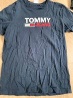 Tommy hilfigher shirt blauw maat s valt als m, Ophalen of Verzenden