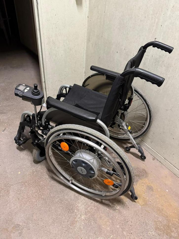 Rolstoel opvouwbaar electrisch Alber e-fix - Ottobock 50cm, Diversen, Rolstoelen, Gebruikt, Elektrische rolstoel, Inklapbaar, Ophalen