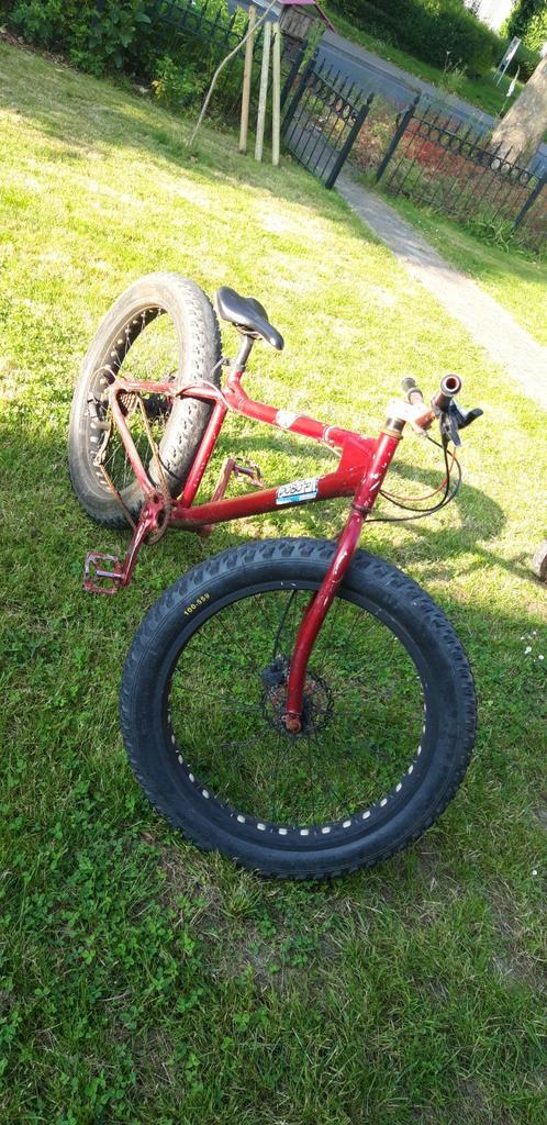 Leuke dikke banden fiets, Fietsen en Brommers, Fietsen | Jongens, Gebruikt, 18 inch, Handrem, Versnellingen, Ophalen