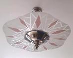 Franse Art Deco design hanglamp plafondlamp schijflamp, Antiek en Kunst, Ophalen