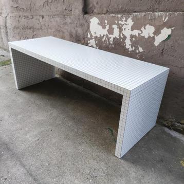 Designer Superstudio Quaderna eettafel Italië jaren 70 beschikbaar voor biedingen