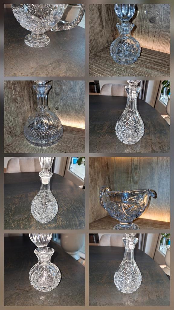 Zeer zeldzame unieke  Antieke kristallen karaf/kom, Antiek en Kunst, Antiek | Glas en Kristal, Ophalen