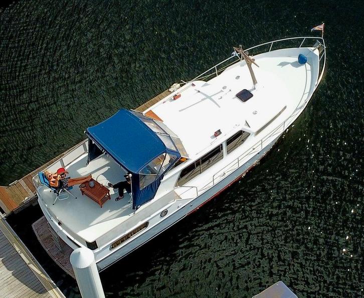 Kempala kruiser 12.5m x 3.7m, Watersport en Boten, Motorboten en Motorjachten, Gebruikt, Staal, 12 meter of meer, Diesel, Binnenboordmotor
