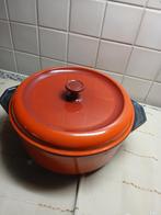 14625  mooie grote gietijzer  braadpan doorsnede 29cm, Huis en Inrichting, Keuken | Keukenbenodigdheden, Ophalen of Verzenden