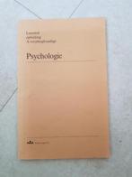 Psychologie  Leerstof opleiding A-verpleegkundige, Gelezen, Ophalen of Verzenden