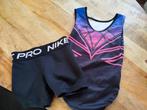 Turn of acro pakje van sparkle and dream en Nike pro broekj, Sport en Fitness, Turnen, Kindermaat 122 t/m 140, Ophalen of Verzenden