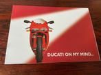 Ducati motorcycle brochure press release 1995 new, Ophalen of Verzenden, Zo goed als nieuw, Motoren