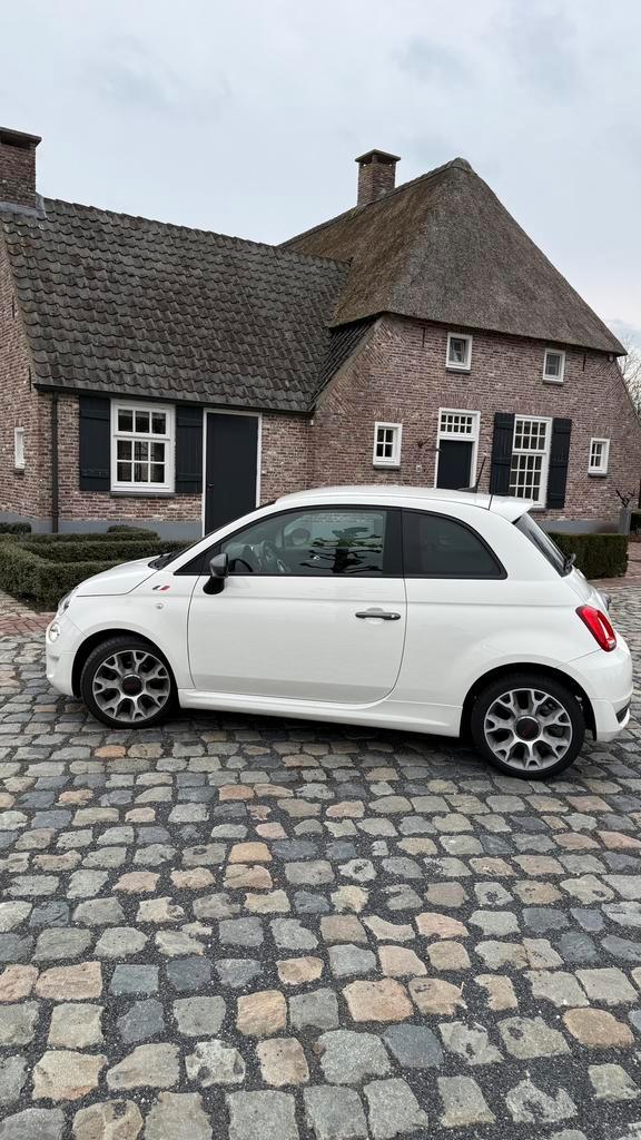 Fiat 500 Twinair Turbo 80pk 2016 Wit, Auto's, Fiat, Particulier, Benzine, A, Hatchback, Handgeschakeld, Origineel Nederlands, Wit