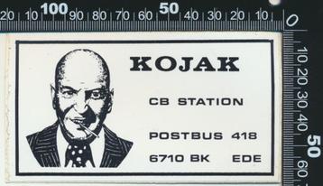 Sticker: Kojak CB Station - Ede beschikbaar voor biedingen