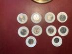 10 Oostenrijkse zilveren munten . 100, 50 & 25, Postzegels en Munten, Munten | Europa | Euromunten, Ophalen, Oostenrijk, Overige waardes