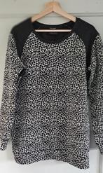 Maison Scotch panterprint trui maat 2= 40/42, Maat 38/40 (M), Wit, Gedragen, Maison Scotch
