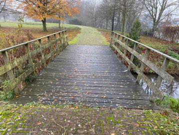 Brug houtenbrug brugdek beschikbaar voor biedingen
