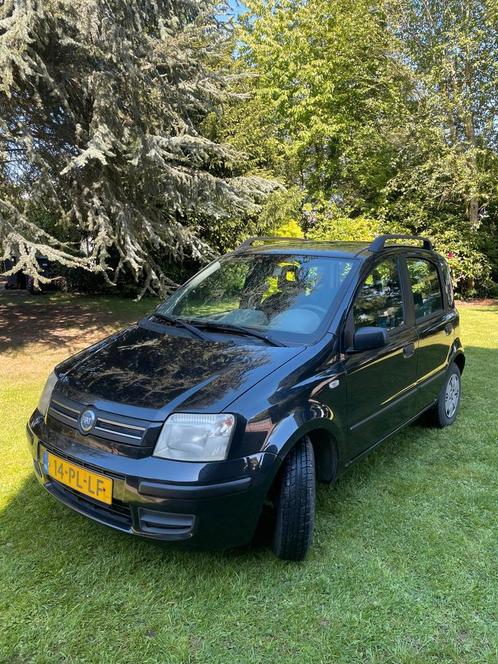 Fiat Panda 1.2 2004 Zwart, Auto's, Fiat, Particulier, Panda, Radio, Trekhaak, Benzine, C, Hatchback, Handgeschakeld, Origineel Nederlands