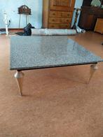 Salontafel met marmeren blad, Ophalen, Overige materialen, 50 tot 100 cm, 50 tot 100 cm