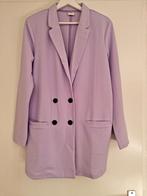 Mooie lila paarse lange blazer Jacqueline de Yong maat L, Paars, Maat 42/44 (L), Ophalen of Verzenden, Zo goed als nieuw