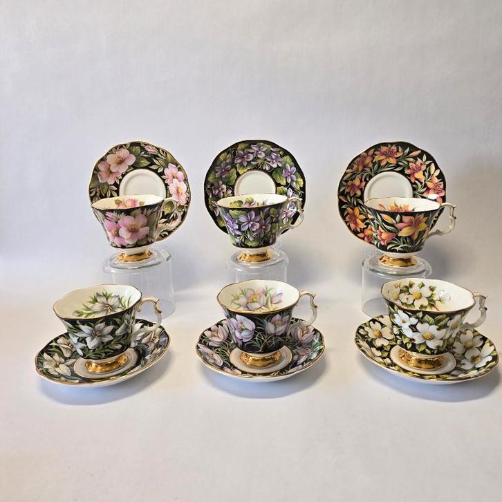 Royal albert - Provincial flowers kop en schotel, Antiek en Kunst, Antiek | Servies los, Ophalen of Verzenden