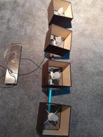 Moderne Staande Lamp met 4 Kappen, Gebruikt, 100 tot 150 cm, Ophalen of Verzenden, Metaal