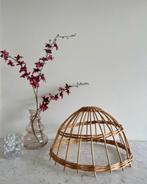 Bamboe Lampenkap - Natuurlijke Sfeer, Huis en Inrichting, Lampen | Lampenkappen, 25 tot 50 cm, Beige, Rond, Ophalen of Verzenden