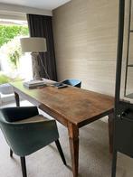 Oude houten eet Tafel, Huis en Inrichting, Tafels | Eettafels, Ophalen, Eikenhout, 200 cm of meer, 50 tot 100 cm