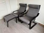 IKEA POANG set te koop, Ophalen, Hout, Gebruikt, 50 tot 75 cm