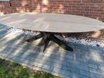 Ovale eettafel massief eiken 240x120cm, Ophalen of Verzenden, Nieuw, Ovaal