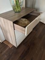 Hoogglans kastje met 3 lades - 90 cm breed, 80h en 50d, Huis en Inrichting, Kasten | Ladekasten, Ophalen, Kunststof, 50 tot 100 cm