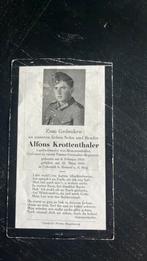 Bidprentje Duitse militair Duitsland ww2, Verzamelen, Verzenden