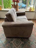 Tweezitsbank van stof - Weinig gebruikt, Huis en Inrichting, Banken | Bankstellen, Ophalen, Tweepersoons, Zo goed als nieuw, Rechte bank