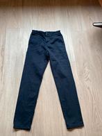 We fashion Donkerblauwe /zwarte jog denimbroek 164, Broek, Ophalen of Verzenden, Zo goed als nieuw, Jongen