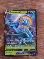 Dhelmise V - Shining Fates 009, Hobby en Vrije tijd, Verzamelkaartspellen | Pokémon, Ophalen, Zo goed als nieuw, Losse kaart, Foil