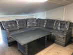 Lounge diningset Tuinset Wicker Hoekbank Diningtafel Hoekset, Ophalen, 6 zitplaatsen, Nieuw, Wicker