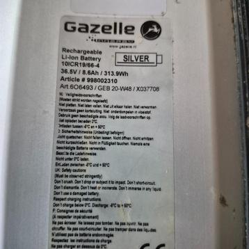GAZELLE  BATTERY beschikbaar voor biedingen