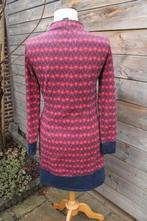 Jurk donkerblauw/ rood Mademoiselle Yeye mt L Vaste prijs, Maat 42/44 (L), Ophalen of Verzenden, Zo goed als nieuw, Knielengte