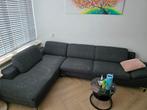 Hoekbank met lounge gedeelte antractiet, Ophalen, Gebruikt, Stof, Strak, design,  trendy