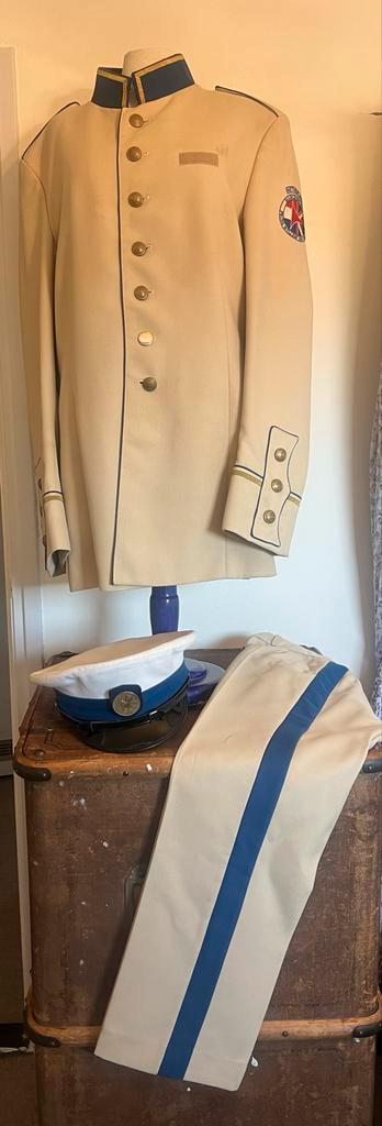 Vintage Marching loopgroep Uniform harmonie fanfare jasjes, Kleding | Heren, Carnavalskleding en Feestkleding, Overige maten, Ophalen of Verzenden
