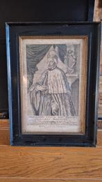 17e eeuws prent Franciscus Molinus uit 1655, zie foto's, Antiek en Kunst, Ophalen of Verzenden