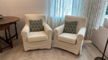 2 ikea Jennylund Ektorp fauteuils in prima staat - afbeelding 1