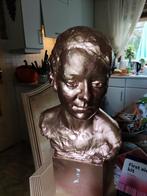 Gouden gipsen buste met lichte schade, Ophalen