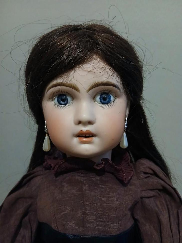 Prachtige antieke porseleinen pop Jumeau 1907, Antiek en Kunst, Antiek | Speelgoed, Ophalen of Verzenden